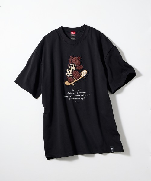 スケボーベアTシャツ （WEB限定）（Tシャツ/カットソー）｜DOUBLE