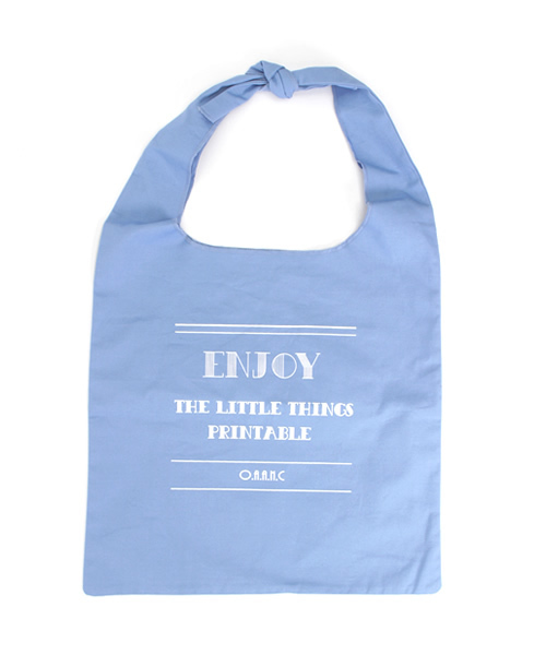 one after another NICE CLAUP（ワンアフターアナザーナイスクラップ）の「【ナイスクラップ】キャンバスサブバッグ（トートバッグ・レディース・ナチュラル/ブルー/ブラック・FREE）」の3枚目の写真