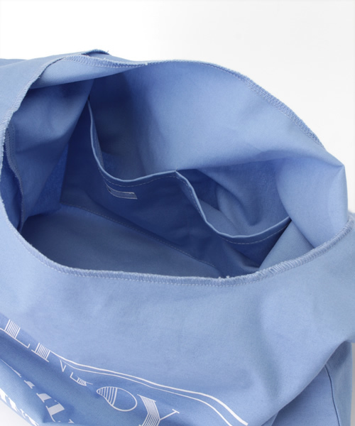 one after another NICE CLAUP（ワンアフターアナザーナイスクラップ）の「【ナイスクラップ】キャンバスサブバッグ（トートバッグ・レディース・ナチュラル/ブルー/ブラック・FREE）」の5枚目の写真