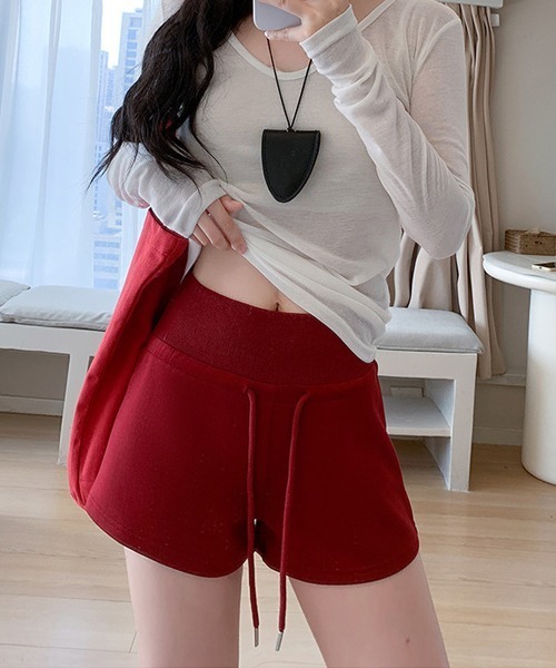 Ressaca(レサーカ)の「スウェットショートパンツ(その他パンツ・レディース・ブラック/グレー/レッド・M)」の12枚目の写真