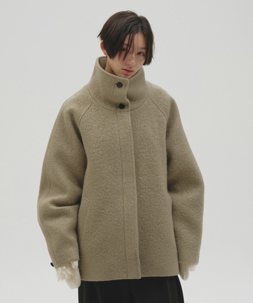 TODAYFUL（トゥデイフル）の「Standcollar Raglan Coat（ステンカラーコート・レディース・ブラック/モカ/セージグリーン・38inch/36inch）」の3枚目の写真