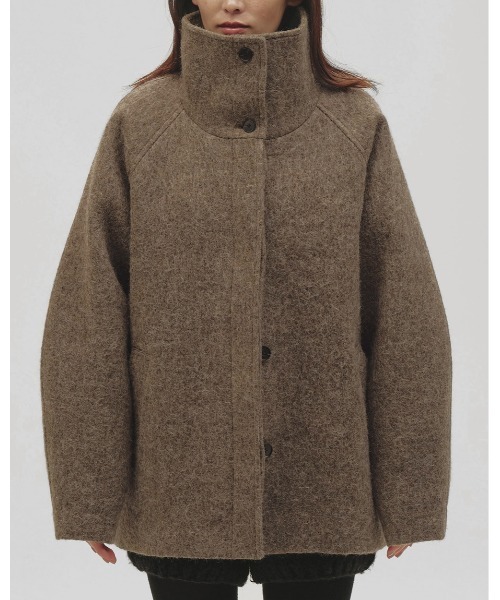 TODAYFUL（トゥデイフル）の「Standcollar Raglan Coat（ステンカラーコート・レディース・ブラック/モカ/セージグリーン・38inch/36inch）」の5枚目の写真