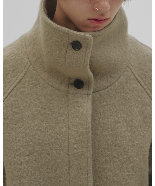 TODAYFUL（トゥデイフル）の「Standcollar Raglan Coat（ステンカラーコート・レディース・ブラック/モカ/セージグリーン・38inch/36inch）」の10枚目の写真