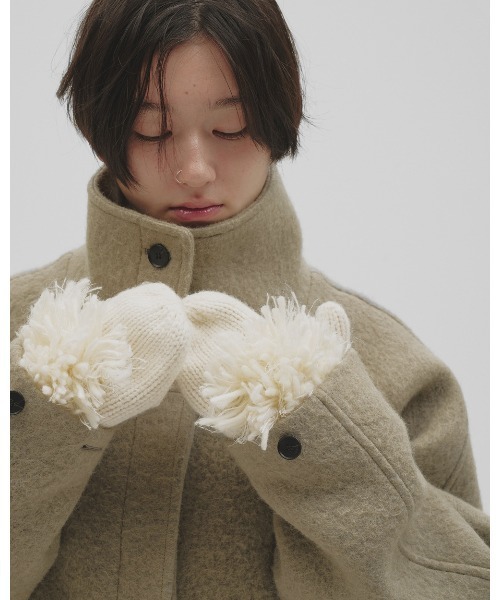 TODAYFUL（トゥデイフル）の「Standcollar Raglan Coat（ステンカラーコート・レディース・ブラック/モカ/セージグリーン・38inch/36inch）」の11枚目の写真