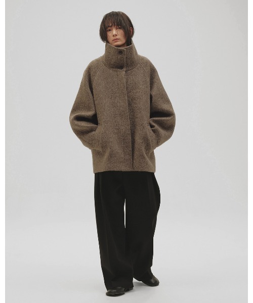 TODAYFUL（トゥデイフル）の「Standcollar Raglan Coat（ステンカラーコート・レディース・ブラック/モカ/セージグリーン・38inch/36inch）」の12枚目の写真