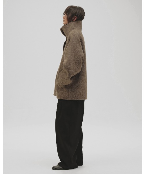 TODAYFUL（トゥデイフル）の「Standcollar Raglan Coat（ステンカラーコート・レディース・ブラック/モカ/セージグリーン・38inch/36inch）」の13枚目の写真