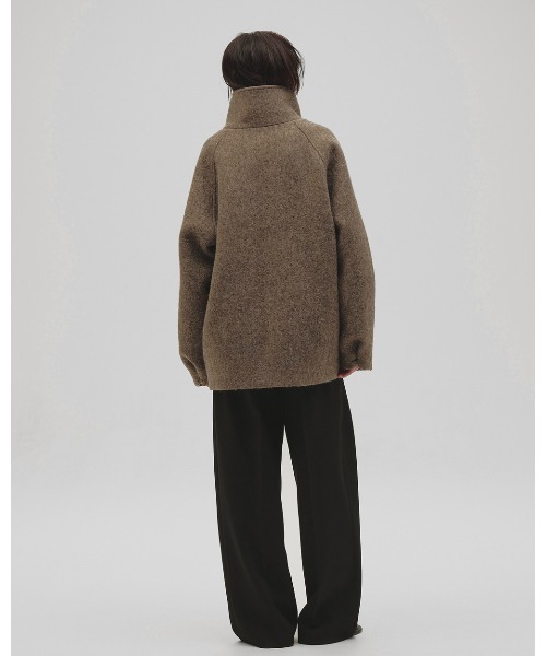 TODAYFUL（トゥデイフル）の「Standcollar Raglan Coat（ステンカラーコート・レディース・ブラック/モカ/セージグリーン・38inch/36inch）」の14枚目の写真
