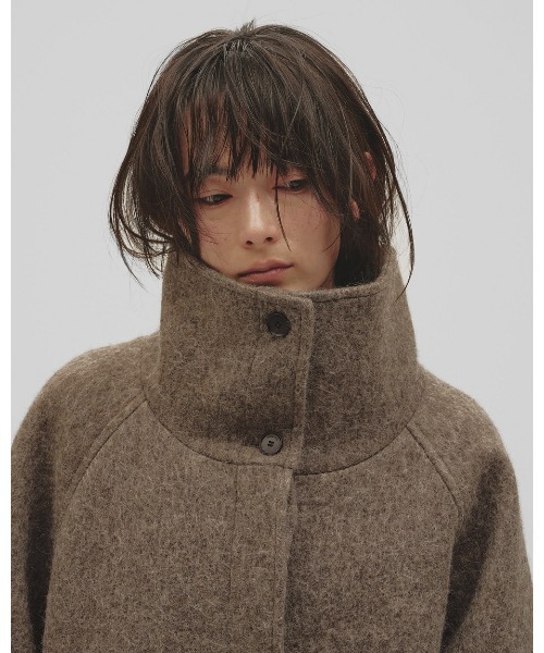 TODAYFUL（トゥデイフル）の「Standcollar Raglan Coat（ステンカラーコート・レディース・ブラック/モカ/セージグリーン・38inch/36inch）」の15枚目の写真