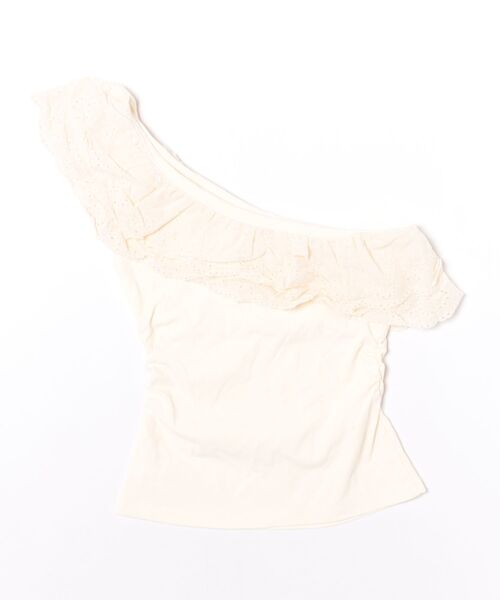 ammy.（エイミードット）の「【 ammy. / エイミードット 】 ワンショルダー レースフリル トップス（その他トップス・レディース・アイボリー・S/M/L）」の2枚目の写真