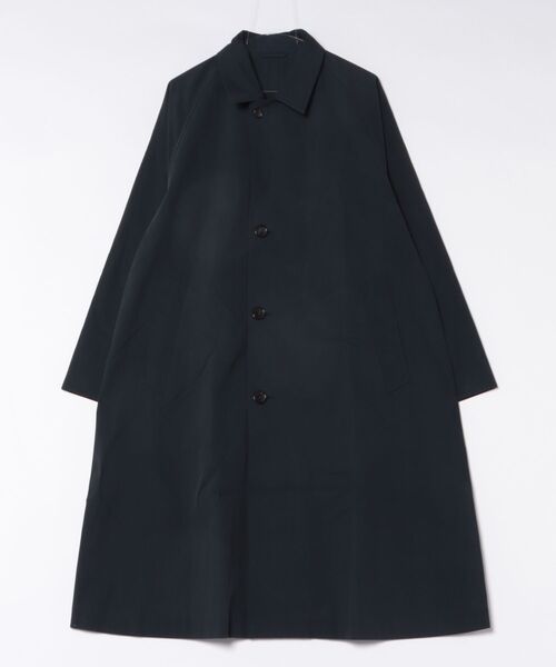 ADAM ET ROPE'(アダムエロペ)の「COTTON GABARDINE COAT(ステンカラーコート・メンズ・ネイビー・L)」の1枚目の写真