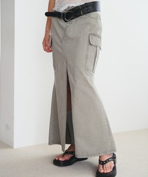 SOEMIN | Front slit long skirt／フロントスリットマーメイドロングスカート(スカート)
