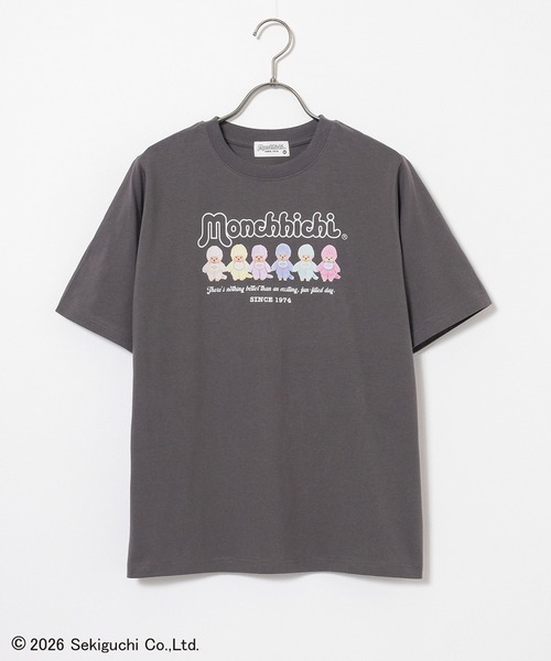 Honeys(ハニーズ)の「モンチッチ/Tシャツ(Tシャツ/カットソー・レディース・レッド/スミクロ/ベージュ・3L/L/M/LL/S)」の21枚目の写真