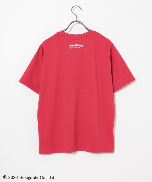 Honeys(ハニーズ)の「モンチッチ/Tシャツ(Tシャツ/カットソー・レディース・レッド/スミクロ/ベージュ・3L/L/M/LL/S)」の11枚目の写真
