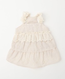 moncheri（モンシェリ）の「冷感フラワー刺繍フリルキャミワンピース【保冷剤対応】（ペットウェア）」