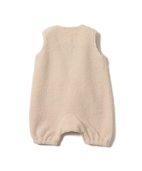 BEAMS mini(ビームスミニ)の「【WEB限定】ベビー ボア オーバーオール 2026FW(70~80cm)秋冬 定番 人気 プチプラ カジュアル もこもこ(ロンパース・キッズ・ベージュ/ホワイト系その他5・70/80)」の17枚目の写真