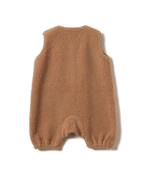 BEAMS mini(ビームスミニ)の「【WEB限定】ベビー ボア オーバーオール 2026FW(70~80cm)秋冬 定番 人気 プチプラ カジュアル もこもこ(ロンパース・キッズ・ベージュ/ホワイト系その他5・70/80)」の22枚目の写真