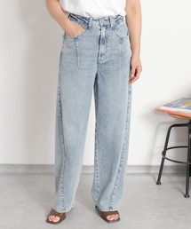 気軽に履けて、気軽に美脚〈接触冷感 / UVカット / 360度ストレッチ〉NEO ICE レギュラーストレートデニムパンツ