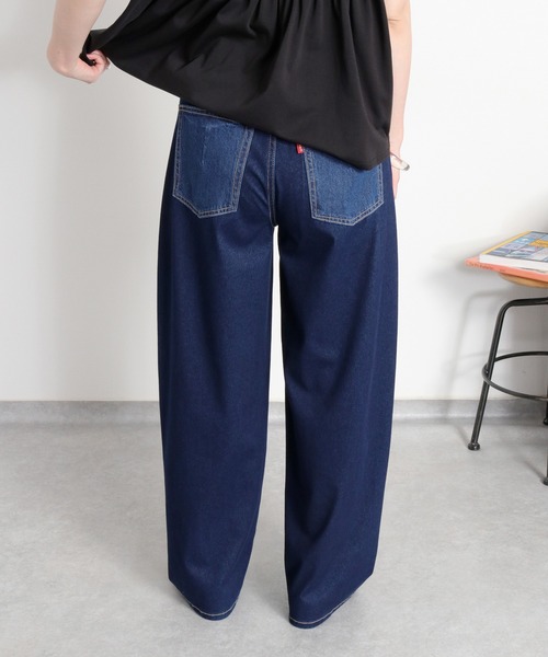 cepo(セポ)の「気軽に履けて、気軽に美脚〈接触冷感 / UVカット / 360度ストレッチ〉NEO ICE レギュラーストレートデニムパンツ(デニムパンツ・レディース・ブルー系3/ワンウォッシュ/ブルー系1・M/S/L)」の15枚目の写真