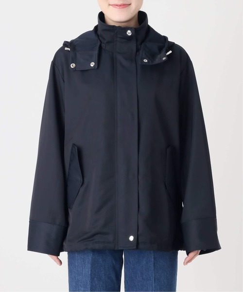 B.C STOCK(ベーセーストック)の「《追加》手洗い可 / 撥水 / テントショートブルゾン(マウンテンパーカー・レディース・ベージュ/ネイビー・FREE)」の16枚目の写真