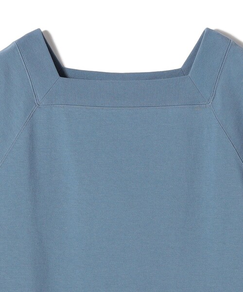 SHIPS(シップス)の「SHIPS Primary Navy Label: コットン スクエア ネック プルオーバー(Tシャツ/カットソー・レディース・ダークグレー・ONE SIZE)」の5枚目の写真