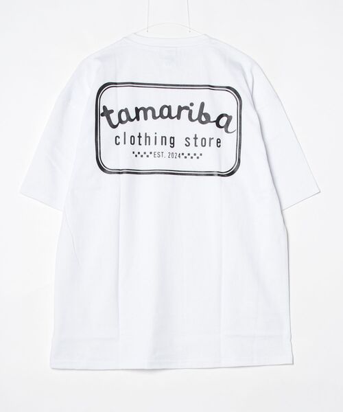 En serio TOKYO(エンソリオトーキョー)の「【SIDEWAYSTANCE】tamaribaバックロゴ半袖Tシャツ 70491(Tシャツ/カットソー・メンズ・ホワイト/ブラック・SMALL/LARGE)」の7枚目の写真