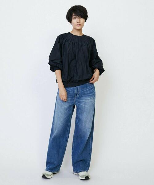 feerique（フィーリック）の「feerique メモリードビーピンタックブラウス（シャツ/ブラウス・レディース・ブラウン系その他/ネイビー・2）」の8枚目の写真