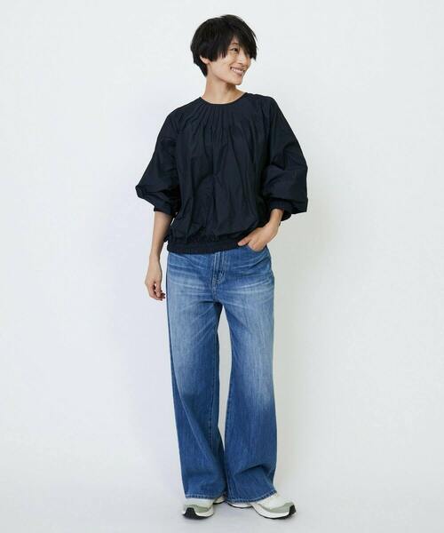 feerique（フィーリック）の「feerique メモリードビーピンタックブラウス（シャツ/ブラウス・レディース・ブラウン系その他/ネイビー・2）」の10枚目の写真