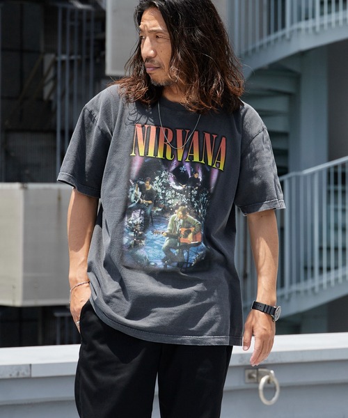 NIRVANA ニルヴァーナ ヴィンテージ 半袖Tシャツ Mサイズ ブラック GOOD ROCK SPEED/グッドロックスピード NIRVANA/ニルヴァーナ