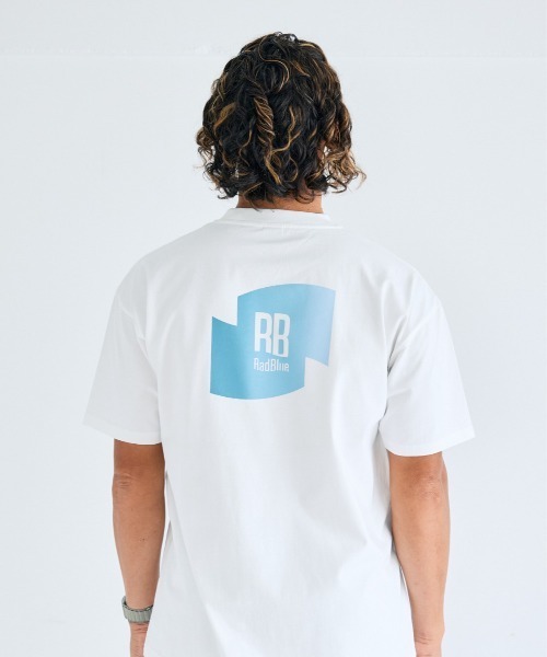 RadBlue(ラッドブルー)の「DrySilkyCotton Tshirt【logo】(Tシャツ/カットソー・メンズ・ホワイト/ブラック・XL/L/M/S)」の1枚目の写真