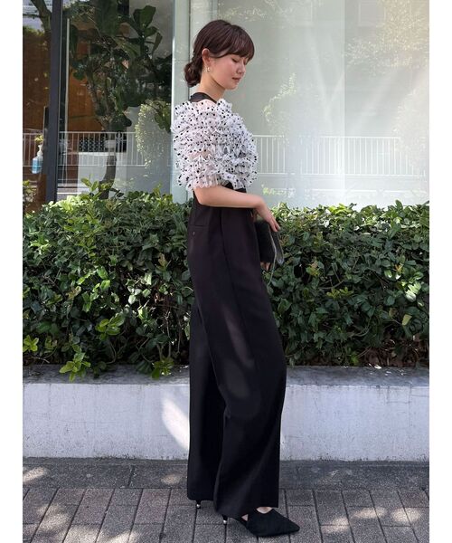 LAGUNAMOON（ラグナムーン）の「LADYチュールオフショルパンツドレス 【オケージョン】（パンツドレス・レディース・ライトブルー/チャコールグレー/その他1・MEDIUM/SMALL）」の17枚目の写真
