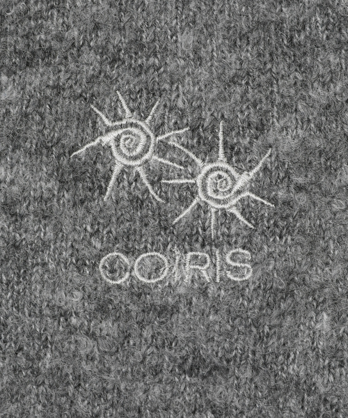 COIRIS（コイリス）の「ダイナカラーネックニットジップアップ (3カラー)（ニット/セーター・レディース・グレー系/ブラック/オートミール・FREE）」の10枚目の写真