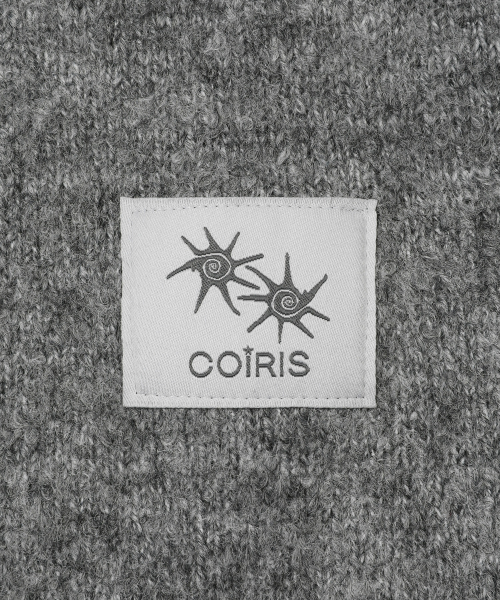 COIRIS（コイリス）の「ダイナカラーネックニットジップアップ (3カラー)（ニット/セーター・レディース・グレー系/ブラック/オートミール・FREE）」の11枚目の写真