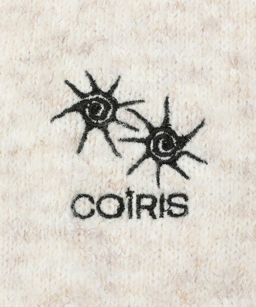 COIRIS（コイリス）の「ダイナカラーネックニットジップアップ (3カラー)（ニット/セーター・レディース・グレー系/ブラック/オートミール・FREE）」の15枚目の写真