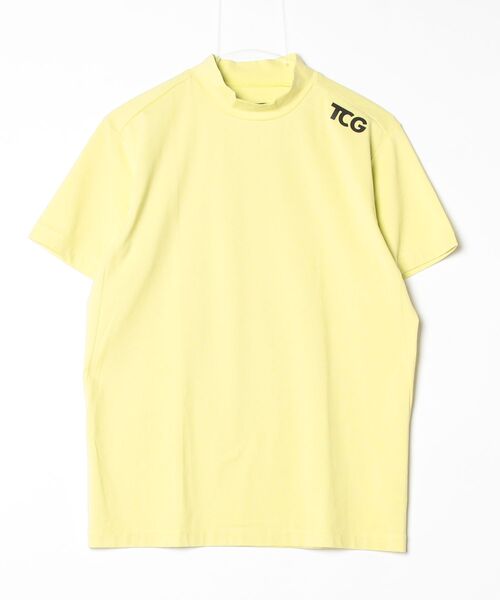 TRANS CONTINENTS(トランスコンチネンツ)の「TCG ハイネックTシャツ(Tシャツ/カットソー・メンズ・ホワイト/ネイビー/グリーン・M/L/LL)」の2枚目の写真