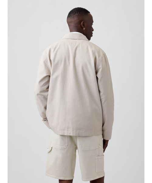 GAP(ギャップ)の「リラックスフィット ツイル チョアジャケット(その他アウター・メンズ・その他・L/XL/XS/M/S)」の2枚目の写真