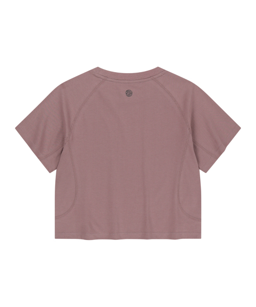 OFFGRID(オフグリッド)の「W ブリジェックス エアロクール クロップ 半袖Tシャツ - ダスティピンク(Tシャツ/カットソー・レディース・その他・LARGE/MEDIUM/SMALL)」の5枚目の写真