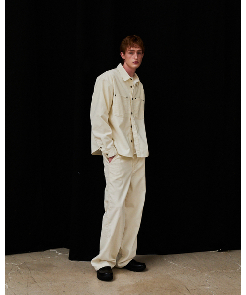 THEENDQUESTION(ジエンドクエスチョン)の「Washed corduroy pants / IVORY(その他パンツ・レディース・その他・1/2/3)」の4枚目の写真
