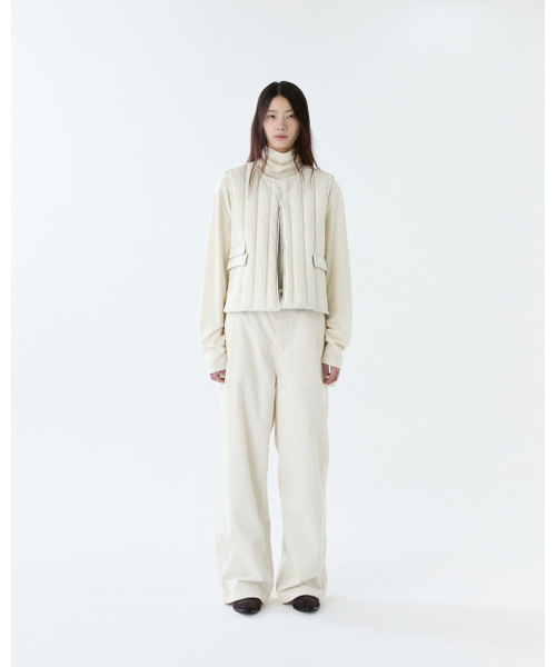 THEENDQUESTION(ジエンドクエスチョン)の「Washed corduroy pants / IVORY(その他パンツ・レディース・その他・1/2/3)」の7枚目の写真