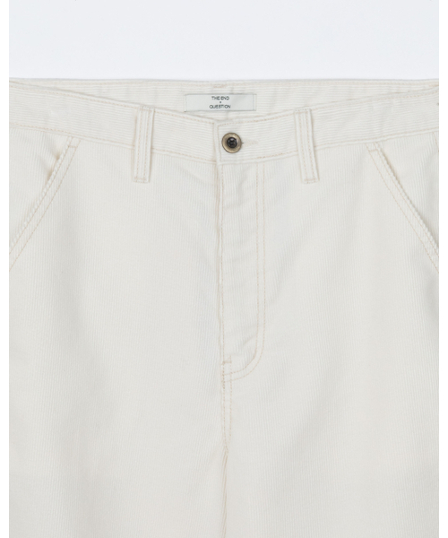 THEENDQUESTION(ジエンドクエスチョン)の「Washed corduroy pants / IVORY(その他パンツ・レディース・その他・1/2/3)」の10枚目の写真