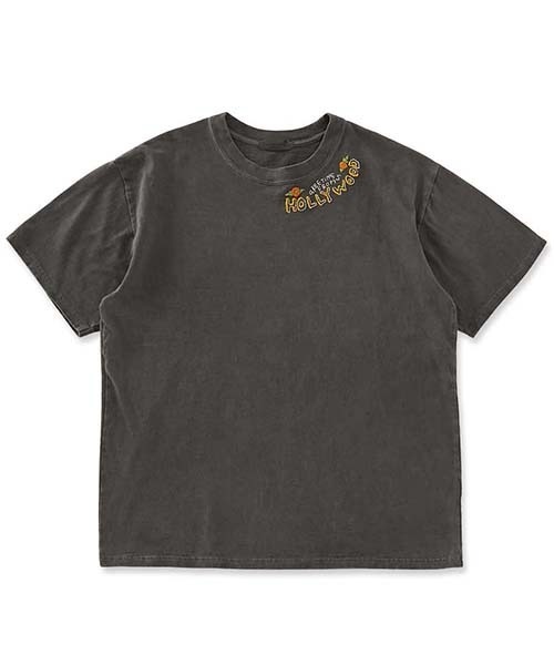 HOLLYWOOD RANCH MARKET(ハリウッドランチマーケット)の「WWスラブテンジク ハンドエンブロイダリー ショートスリーブTシャツ(Tシャツ/カットソー・メンズ・チャコール/ホワイト・M/S/XL/L)」の2枚目の写真