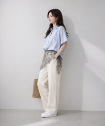 【KONVINI select】レースラップスカート レディース レイヤードスカート 重ね着 シアーレース バレエコア 韓国ファッション