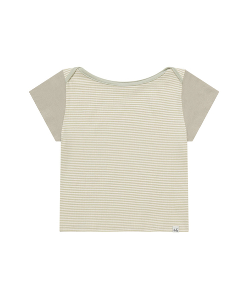 UGLY SHADOW(アグリーシャドウ)の「ベーシックエッセンシャルリップボートトップ(ストライプグリーン)(Tシャツ/カットソー・レディース・その他・1/2)」の6枚目の写真