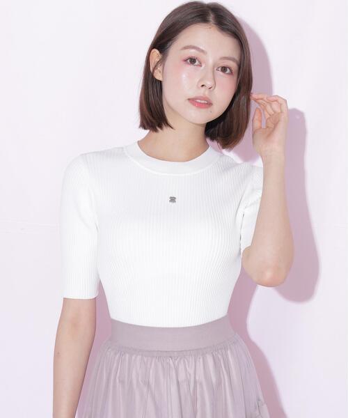 JILL by JILL STUART(ジルバイジルスチュアート)の「コンパクトリブニット(ニット/セーター・レディース・レッド/ブラック/ホワイト・FREE)」の17枚目の写真