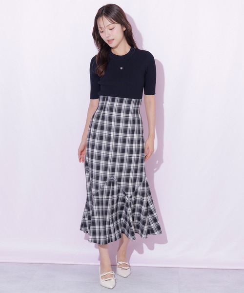 JILL by JILL STUART(ジルバイジルスチュアート)の「コンパクトリブニット(ニット/セーター・レディース・レッド/ブラック/ホワイト・FREE)」の7枚目の写真