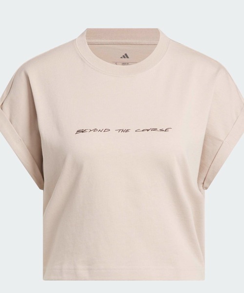 adidas(アディダス)の「ビヨンド ザ コース バックグラフィック Tシャツ【adidas Golf/アディダスゴルフ】(Tシャツ/カットソー・レディース・ブラウン・X-LARGE/MEDIUM/SMALL/XX-LARGE/LARGE)」の6枚目の写真