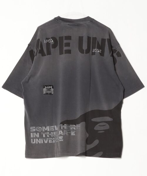 AAPE BY A BATHING APE(エーエイプバイアベイシングエイプ)の「AAPE MAIN TEE(Tシャツ/カットソー・メンズ・オレンジ系その他6/ライトブラック・LARGE/MEDIUM/SMALL/X-LARGE)」の11枚目の写真
