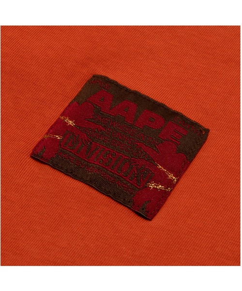 AAPE BY A BATHING APE(エーエイプバイアベイシングエイプ)の「AAPE MAIN TEE(Tシャツ/カットソー・メンズ・オレンジ系その他6/ライトブラック・LARGE/MEDIUM/SMALL/X-LARGE)」の10枚目の写真