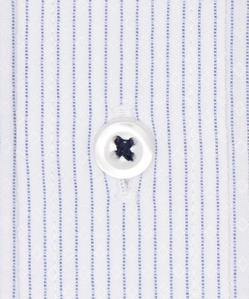TOKYO SHIRTS(トウキョウシャツ)の「【吸水速乾】【COFREX】 形態安定ノンアイロン ボタンダウン 長袖ビジネスワイシャツ(ビジネスシャツ・メンズ・ブルー・首回り37cm-裄丈80cm/首回り37cm-裄丈84cm/首回り39cm-裄丈80cm/首回り39cm-裄丈84cm/首回り41cm-裄丈82cm/首回り41cm-裄丈86cm/首回り42cm-裄丈82cm/首回り42cm-裄丈86cm/首回り43cm-裄丈82cm/首回り43cm-裄丈86cm)」の4枚目の写真