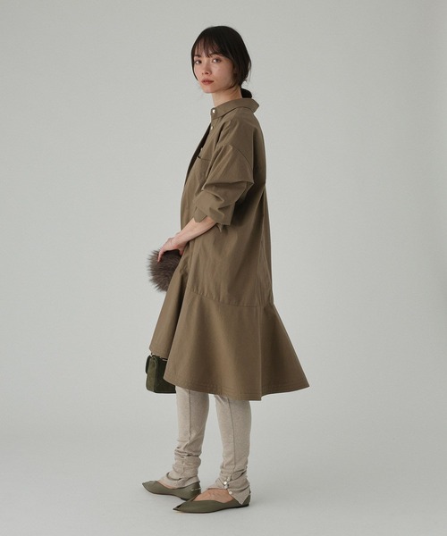 BABYLONE(バビロン)の「ストレッチベアレギンス(レギンス/スパッツ・レディース・チャコール/ベージュ・フリー)」の15枚目の写真
