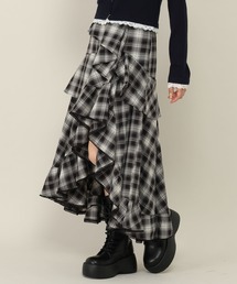 イレヘムボリュームフリルロングスカート 1057359